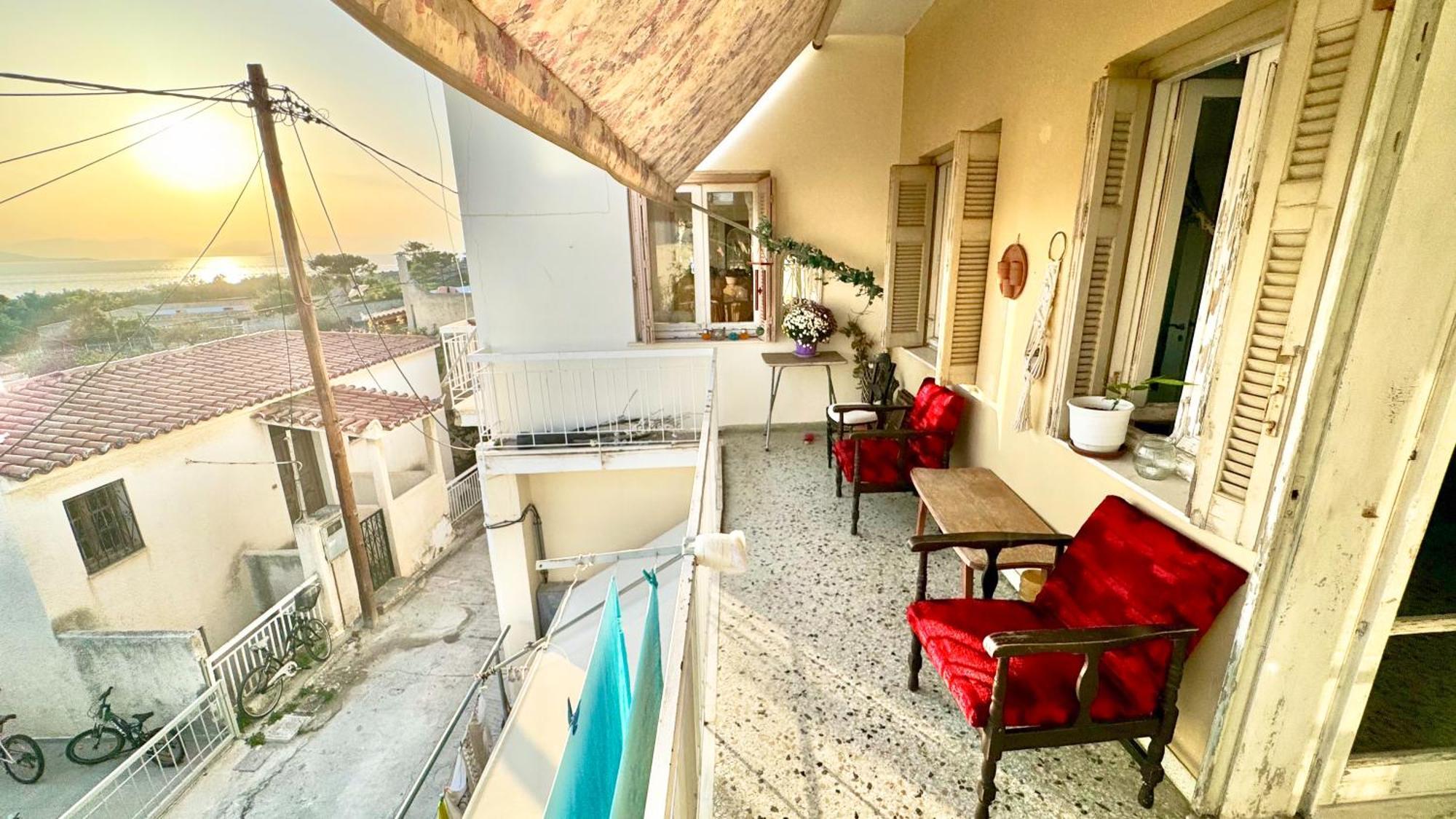 Appartement Vue Sur Mer Soul Family, Egine Aegina Kültér fotó