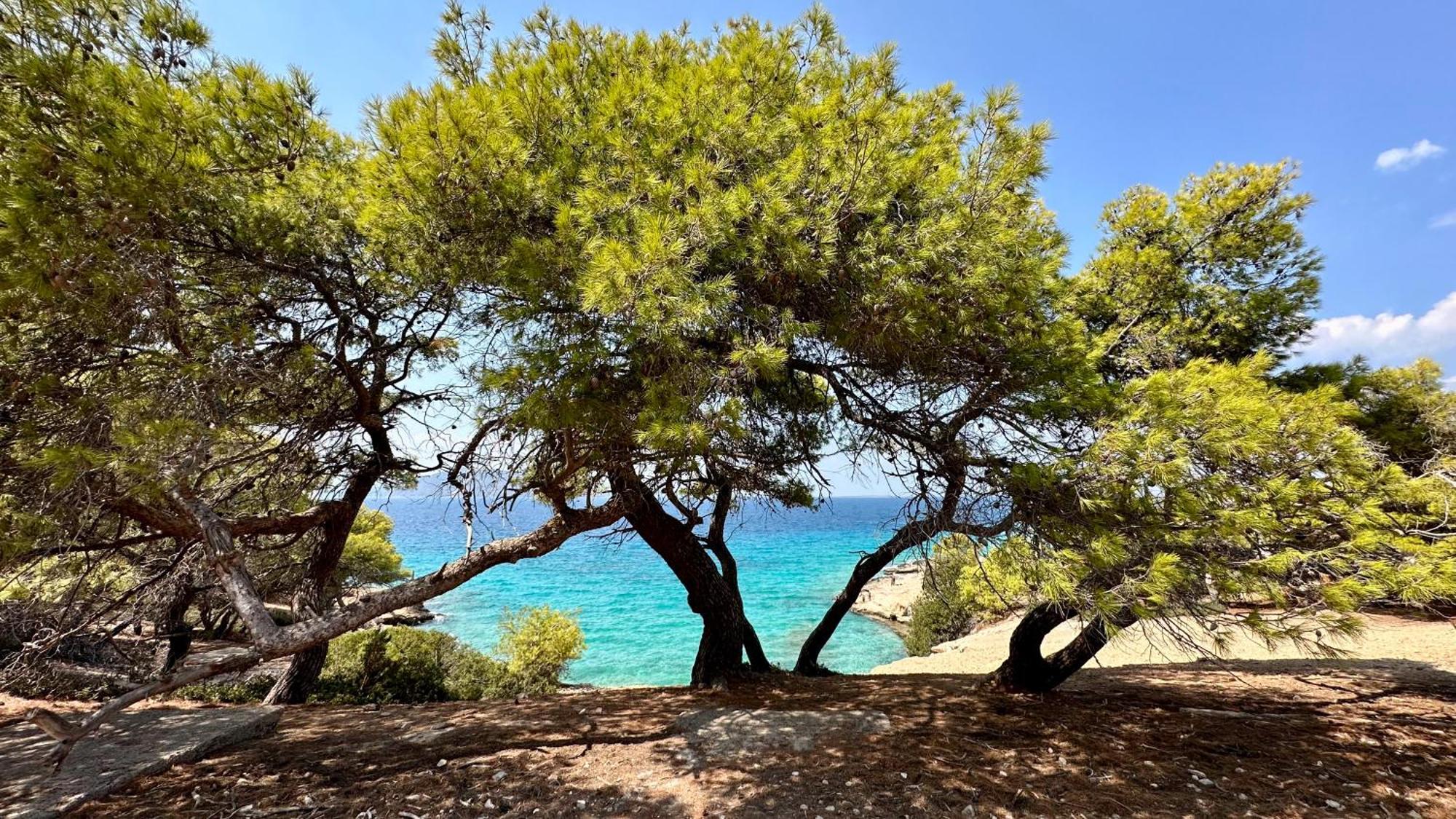 Appartement Vue Sur Mer Soul Family, Egine Aegina Kültér fotó