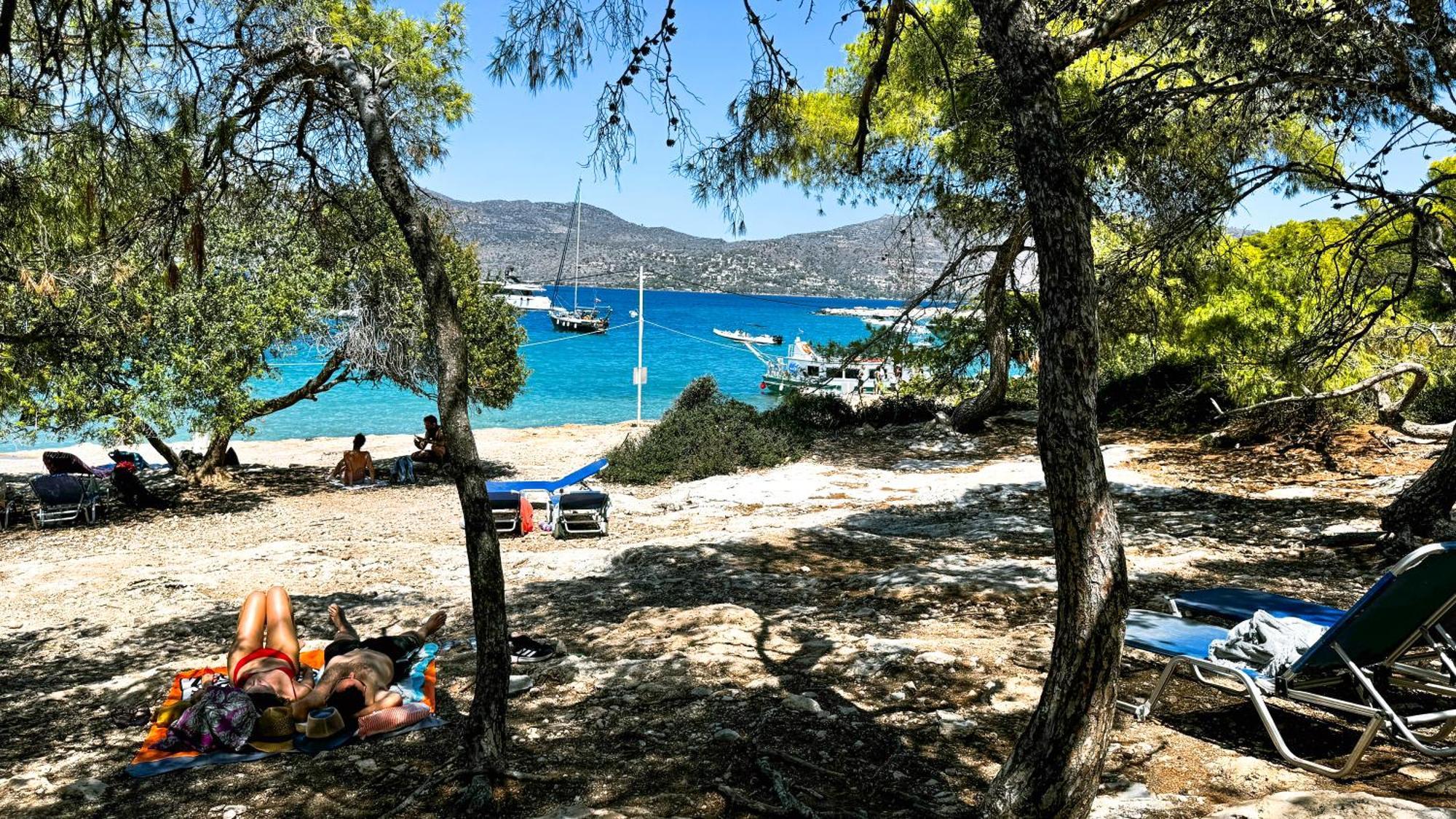 Appartement Vue Sur Mer Soul Family, Egine Aegina Kültér fotó