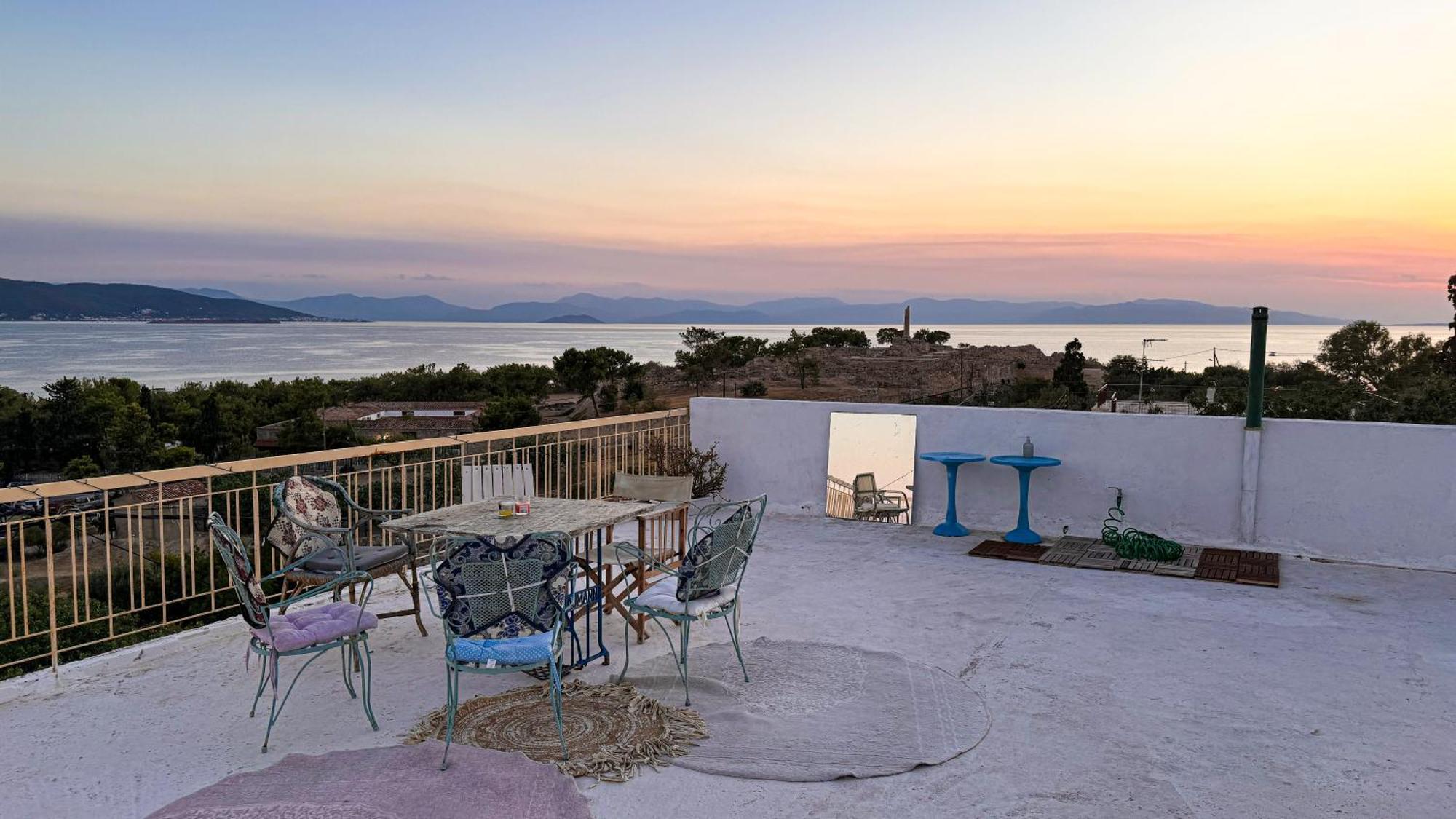 Appartement Vue Sur Mer Soul Family, Egine Aegina Kültér fotó