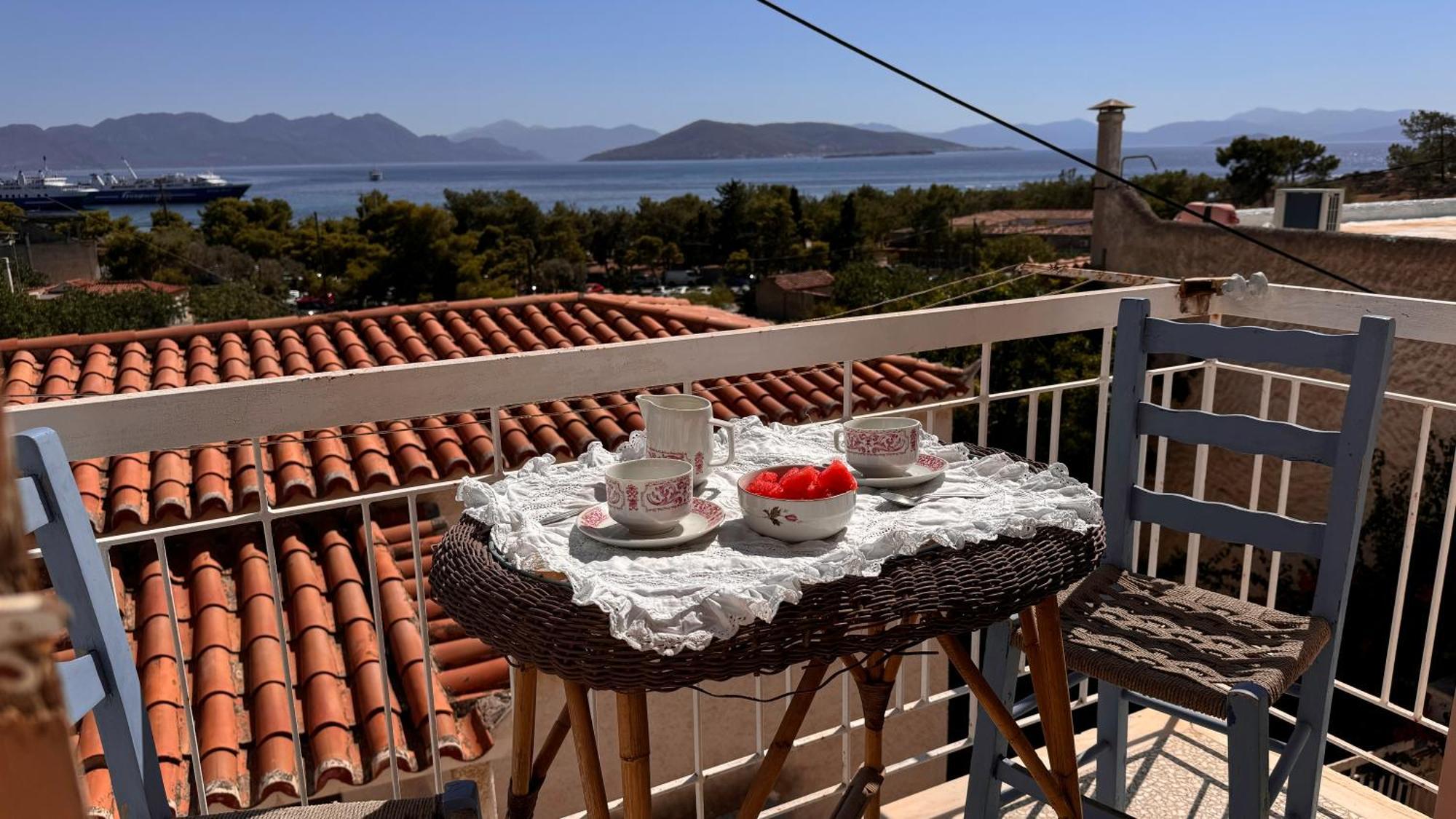 Appartement Vue Sur Mer Soul Family, Egine Aegina Kültér fotó
