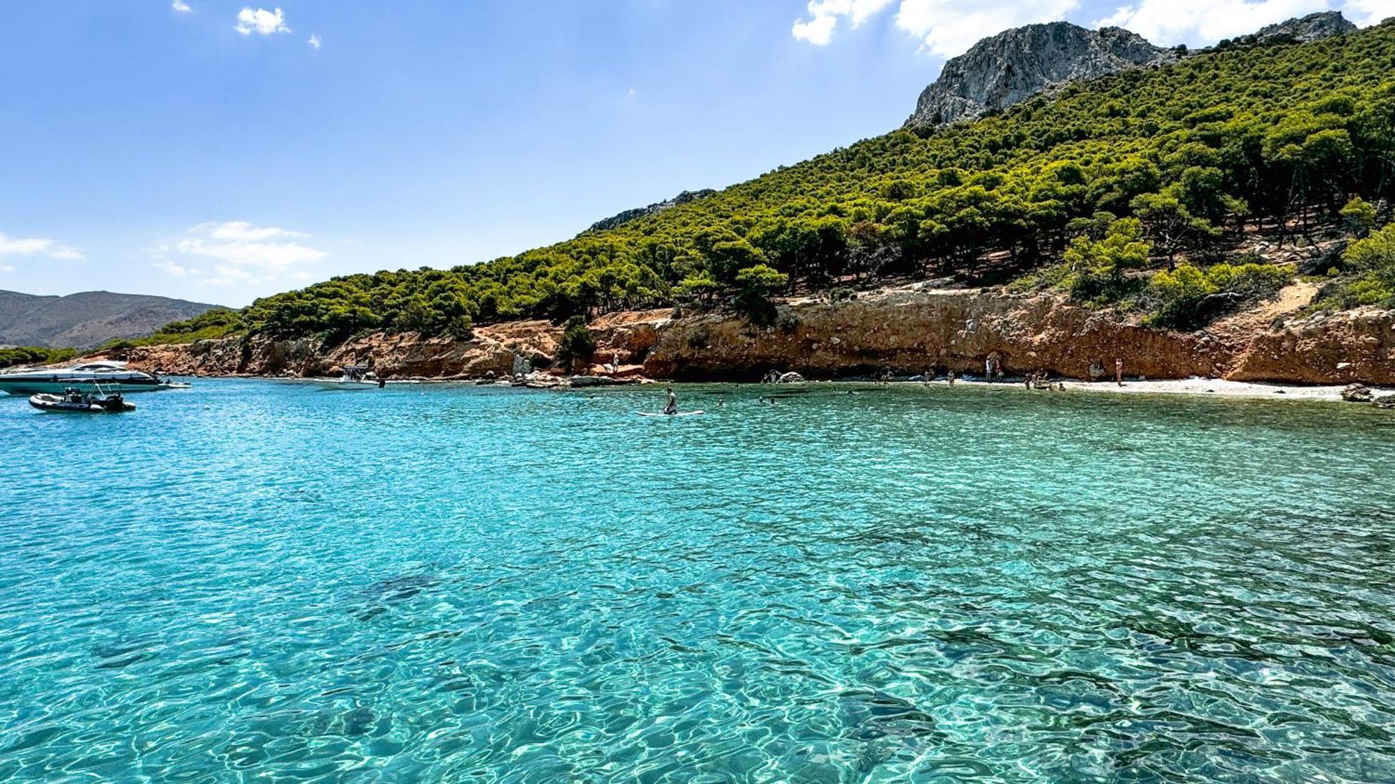 Appartement Vue Sur Mer Soul Family, Egine Aegina Kültér fotó