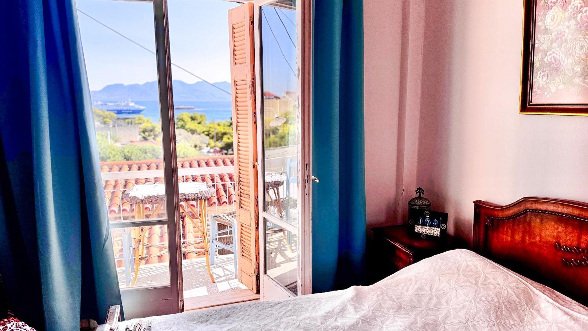 Appartement Vue Sur Mer Soul Family, Egine Aegina Kültér fotó